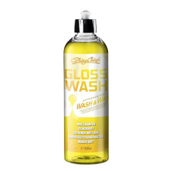 GLOSSWASH MANGO - WASH & WAX Mildes Autoshampoo 500ml