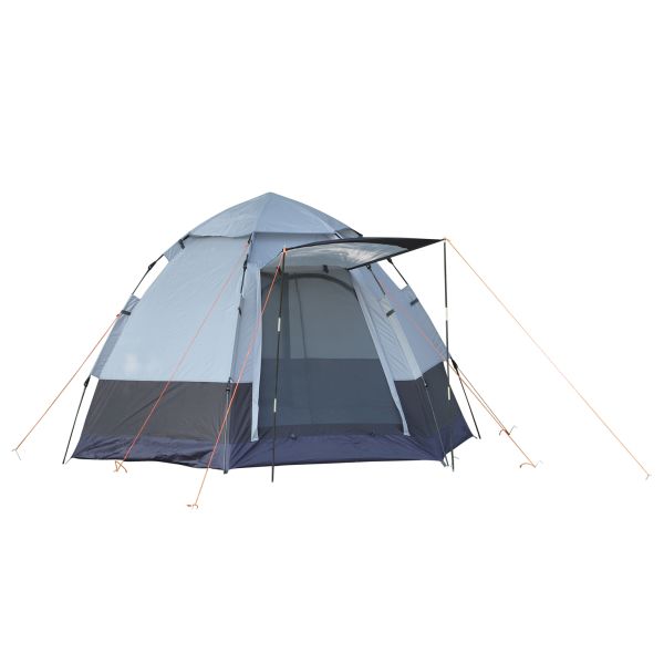 Camping Zelt 3-4 Personen Zelt Familienzelt Kuppelzelt 210T PU3000mm einfache Einrichtung für Famili