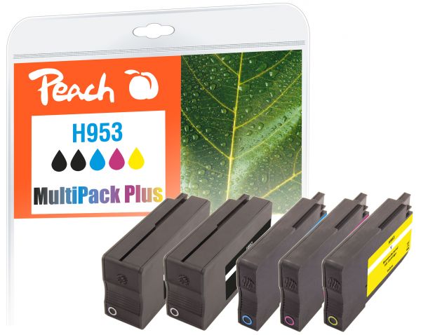 Peach Spar Pack Plus Tintenpatronen ersetzt HP No. 953