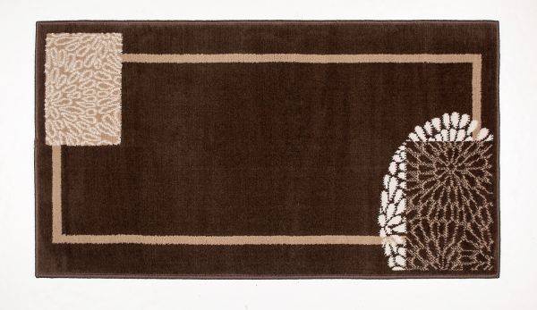 Bella Casa Hochwertiger Design-Teppich "Shiraz" ca. 160 x 220 cm, Braun