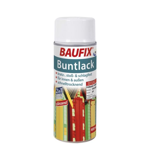 BAUFIX Buntlack Sprühdose Weiß, 3er-Set