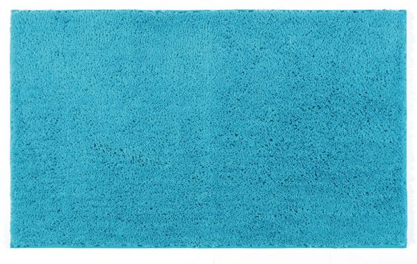 Sensino Badeteppich "Mikroflausch" ca. 60  x 100 cm, scuba blau