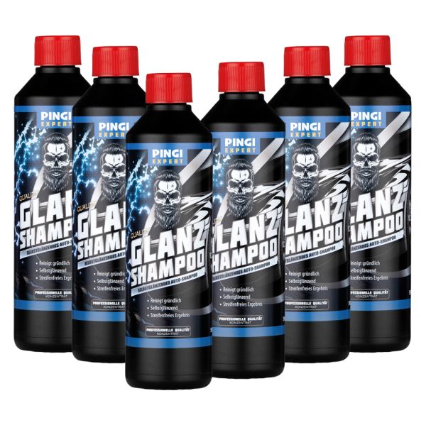 Pingi Expert Auto Glanz-Shampoo - 6er Set