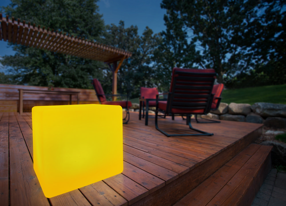 Bonetti LED Solar mit Norma24 Würfelleuchte Farbwechselmodus 