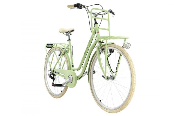 KS Cycling Cityrad 28'' Swan grün Frontgepäckträger RH 51 cm