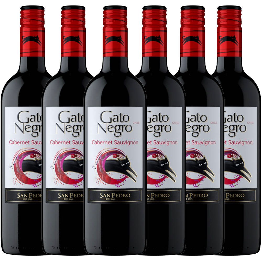 Cabernet Sauvignon Rotwein halbtrocken 0,75l Gato Negro Norma24 DE