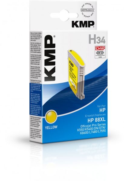 KMP H34 Tintenpatrone ersetzt HP 88XL (C9393AE)