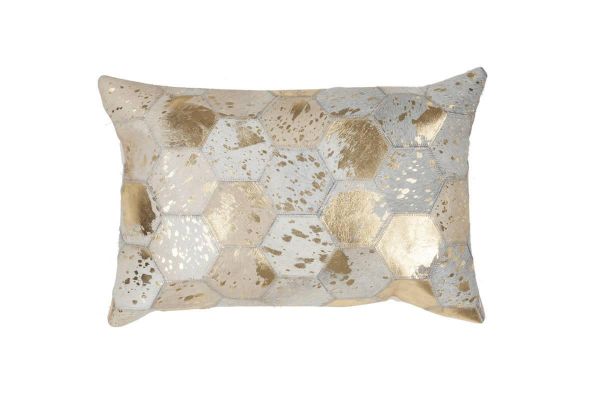 Kayoom Spark Pillow 210 Elfenbein / Gold 40cm x 60cm