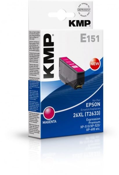 KMP E151 Tintenpatrone ersetzt Epson 26XL (C13T26334010)