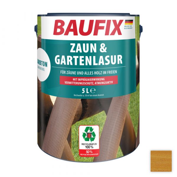 Baufix Zaun- und Gartenlasur - Eiche hell