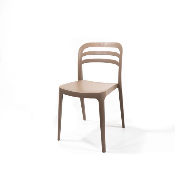 VEBA Wave Chair Sande Beige, Stapelstuhl Kunststoff, 50927