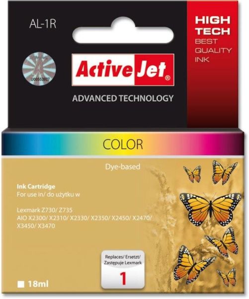 TIN ACTIVEJET AL-1R Refill für Lexmark No. 1 photo-colour