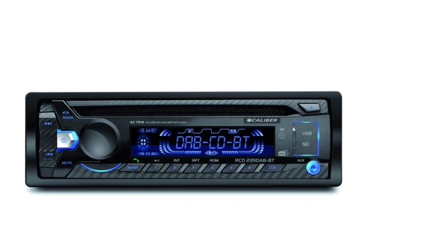 CALIBER RCD239DAB-BT Autoradio DAB+ mit CD, USB und bluetooth technologie -  Multicolor display 1 DIN, 75 Watt