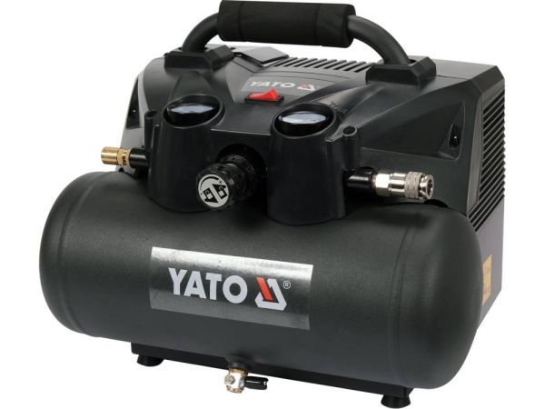 Yato Akku Kompressor 6L 36V 8Bar 98L/min inkl. 2xAkku 3.0Ah und Ladegerät