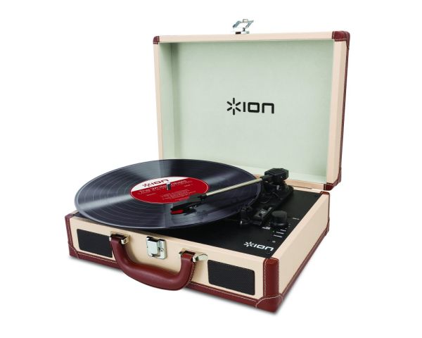 ION Kofferplattenspieler "Vinyl Motion Deluxe", Cream