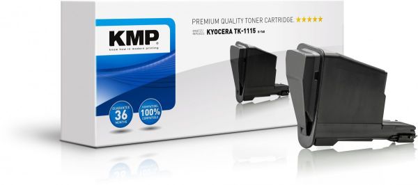 KMP K-T60 Tonerkartusche ersetzt Kyocera TK1115 (1T02M50NL0)
