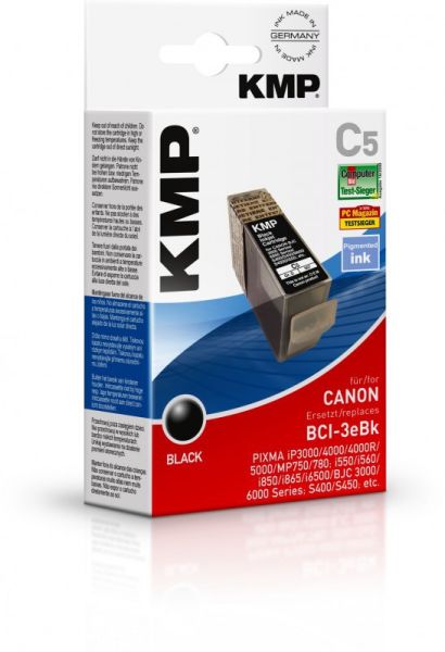 KMP C5 Tintenpatrone ersetzt Canon BCI3EBK (4479A002)