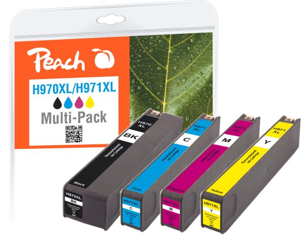 Peach SparPack Tintenpatrone ersetzt HP No. 970XL, No. 971XL