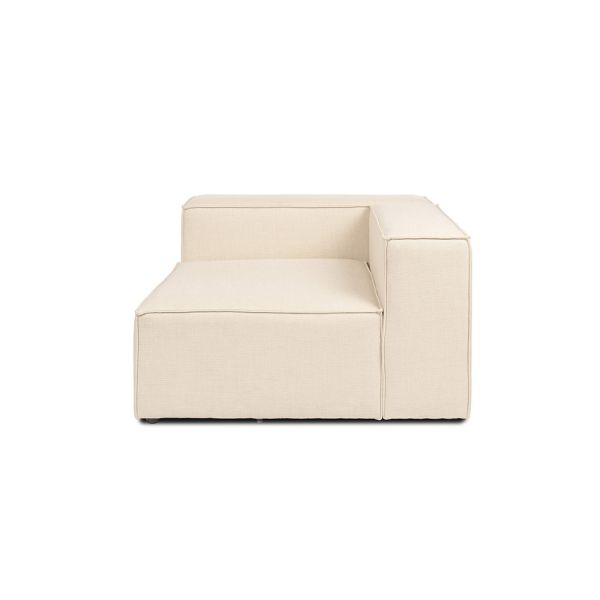 HOME DELUXE Modulares Sofa VERONA Rechtes Ecksofa - beige