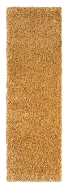Teppich Elodie, 80cm x 250cm, Farbe Goldfarben, rechteckig, Florhöhe 37mm