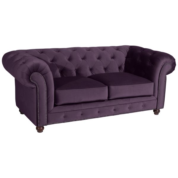 Max Winzer Orleans Sofa 2-Sitzer purple
