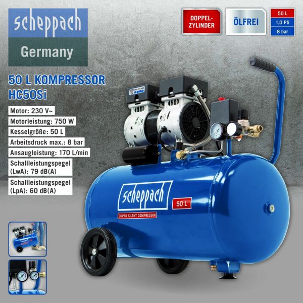 Scheppach Kompressor HC50Si 50L