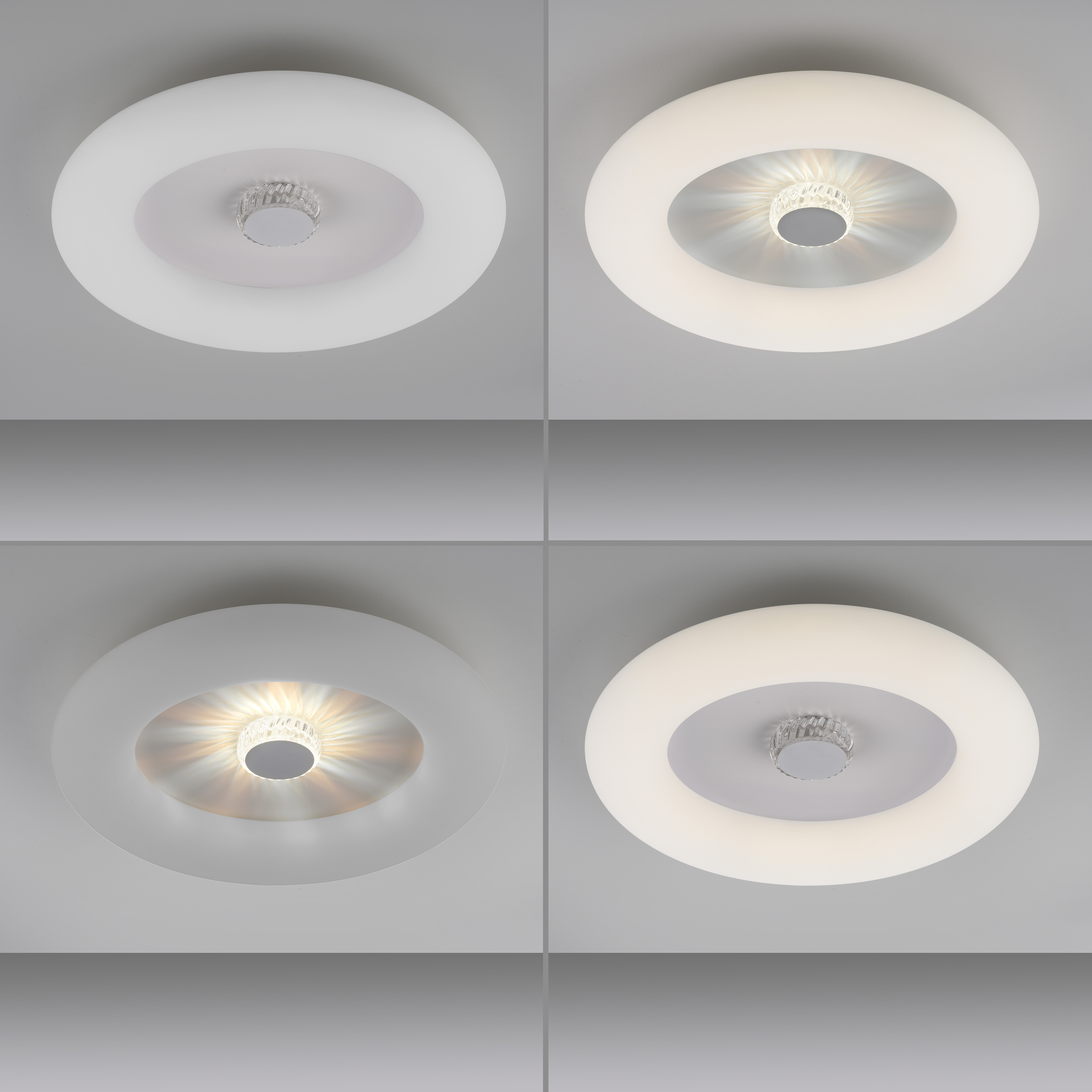 LeuchtenDirekt LED Deckenleuchte VERTIGO, CCT, dimmbar, Fernbedienung, Ø50  cm, IP20 | Norma24 | Deckenlampen