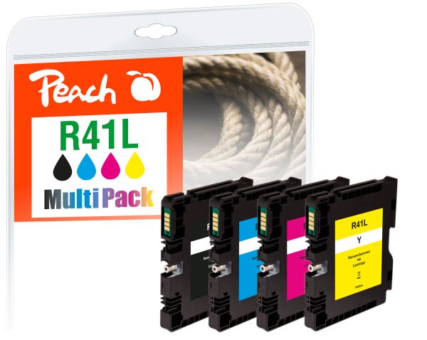 Peach Spar Pack Tintenpatronen ersetzt Ricoh GC41L