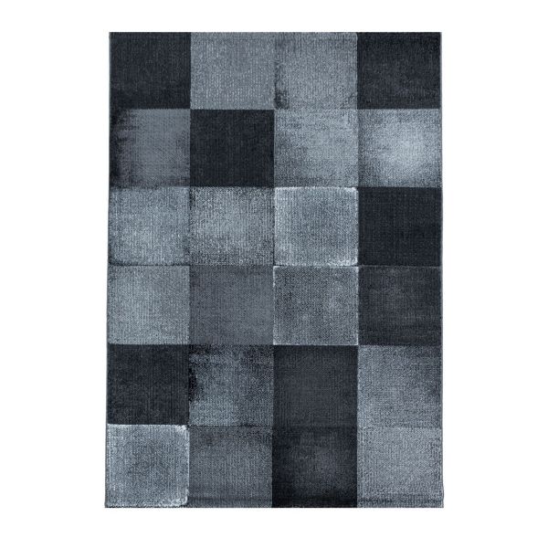 Ayyildiz Teppich, COSTA 3526, BLACK, 80 x 150 cm