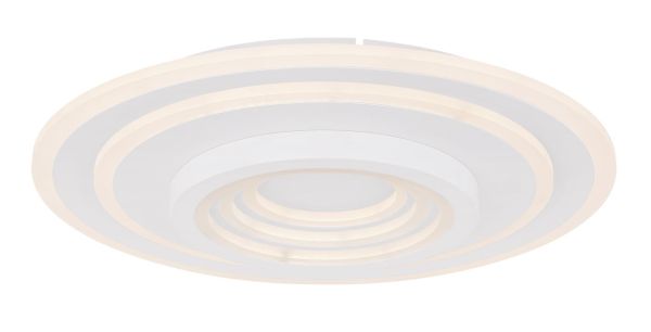 Globo Lighting - BAFUR - Deckenleuchte Metall weiß, LED