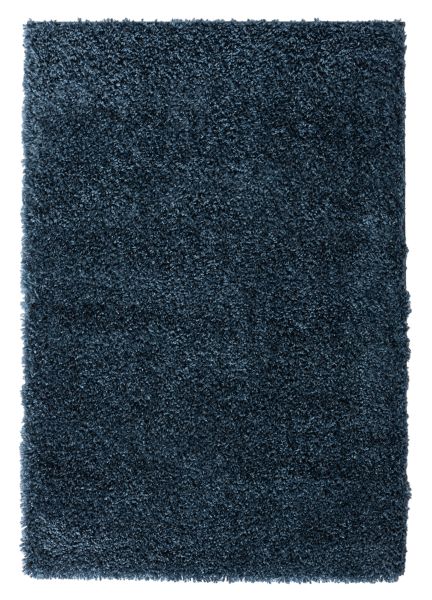 Teppich Elodie, 100cm x 150cm, Farbe Dunkelblau, rechteckig, Florhöhe 37mm