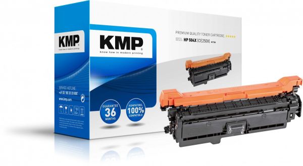 KMP H-T126 Tonerkartusche ersetzt HP 504X (CE250X)