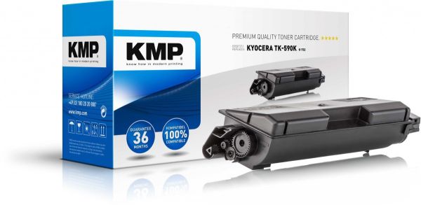 KMP K-T52 Tonerkartusche ersetzt Kyocera TK590K (1T02KV0NL0)