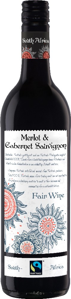 Fairtrade Merlot-Cabernet Sauvigon trocken 0,75l | Norma24