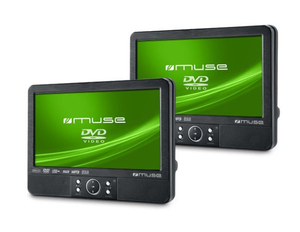 Muse tragbare DVD-Player, 2er Set , 9“ (22,5 cm)