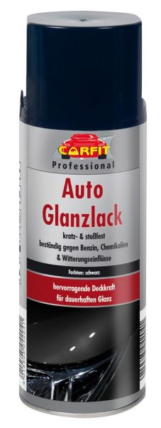 Carfit Auto Glanzlack, Schwarz