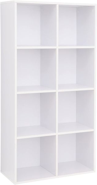 Bücherregal, 65.7x30x129.5cm, Weiß