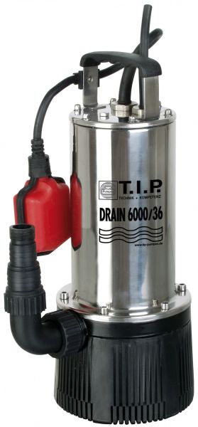 T.I.P Tauchdruckpumpen / Tiefbrunnenpumpen DRAIN 6000/36