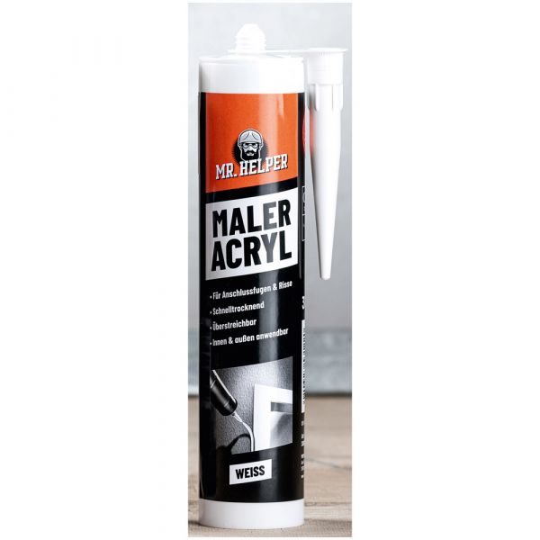 Mr. Helper Maler Acryl, ca. 300 ml - Weiß