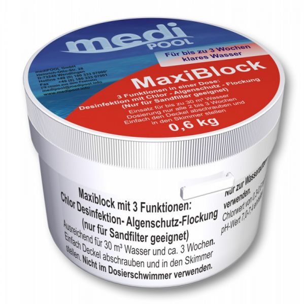 mediPOOL Maxi Block 6x 600 g