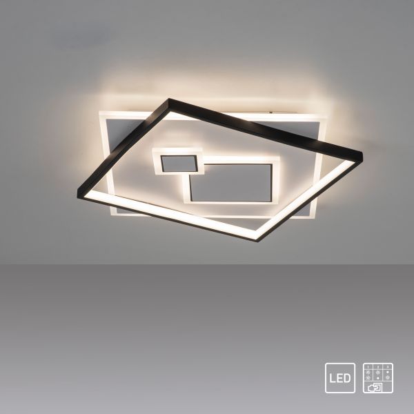 Paul Neuhaus LED Deckenleuchte MAILAK, 1x LED-Board/26Watt + 1x LED-Board/11Watt, Weiss
