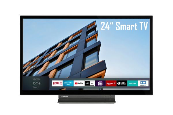 Toshiba 24WL3C63DAY 24 Zoll Fernseher / Smart TV (HD-Ready, HDR, Triple-Tuner) - 6 Monate HD+