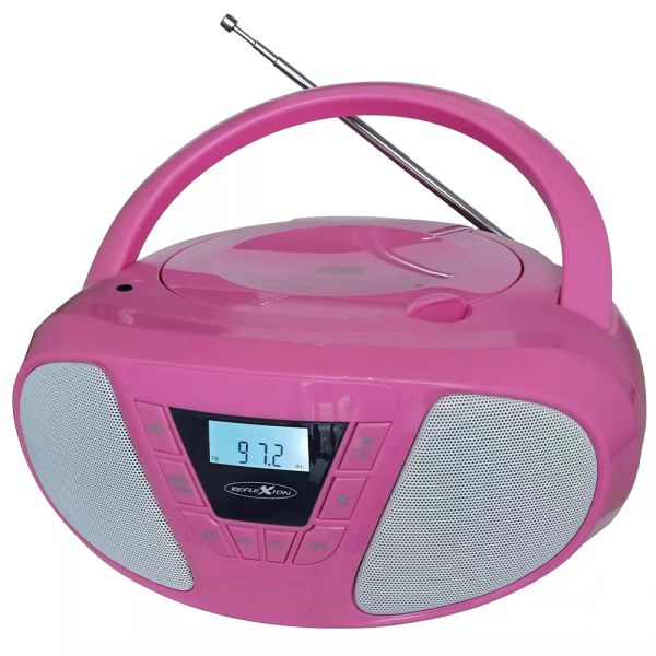 Reflexion Portable Boombox "CDR614" - Pink