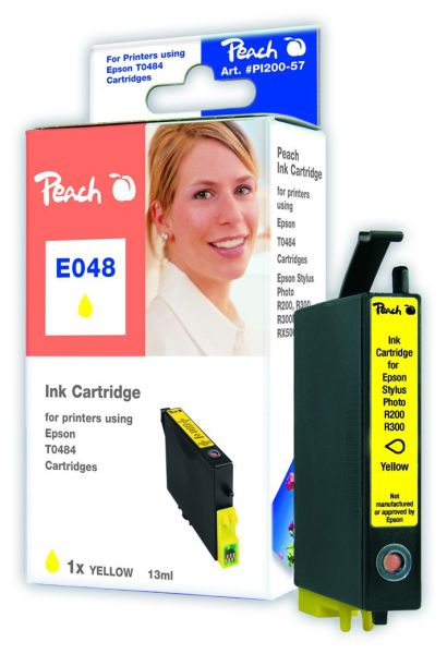 Peach Tintenpatrone gelb kompatibel zu Epson T0484