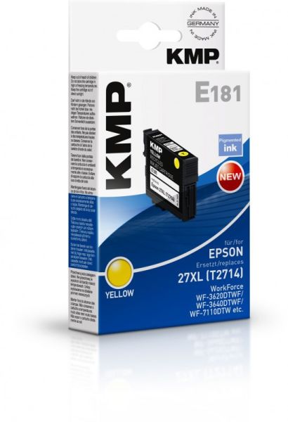 KMP E181 Tintenpatrone ersetzt Epson 27XL (C13T27134010)