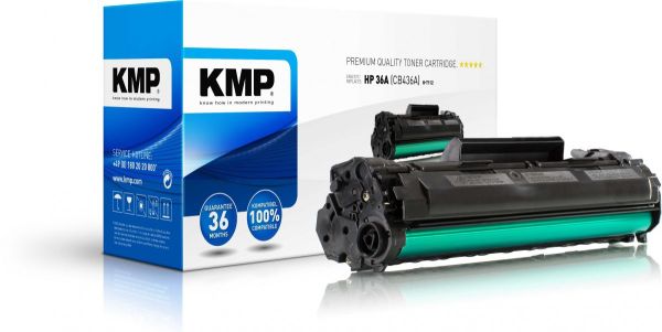 KMP H-T112 Tonerkartusche ersetzt HP 36A (CB436A)