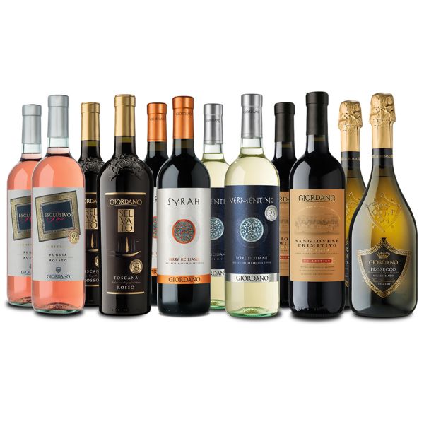 Giordano - Sonderangebot für 12 Flaschen Wein