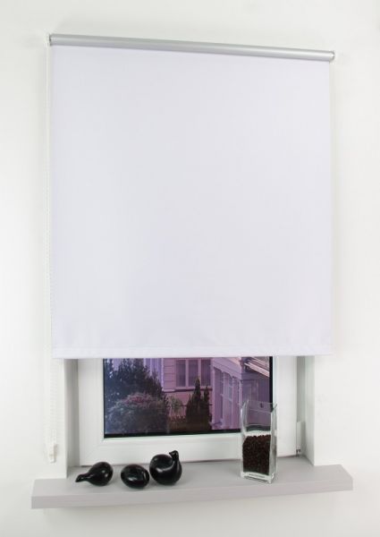 Bella Casa Seitenzugrollo Easy, weiß Verdunkelung, 180 x 142 cm