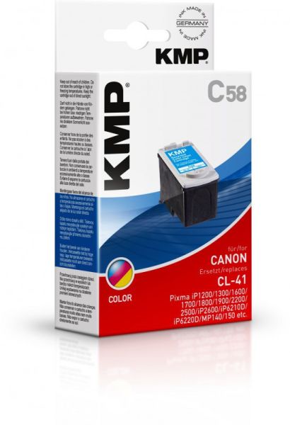 KMP C58 Tintenpatrone ersetzt Canon CL41 (0617B001)