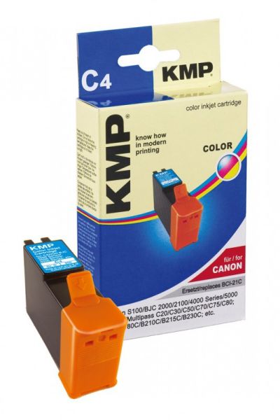 KMP C4 Tintenpatrone ersetzt Canon BCI21C (0955A002)